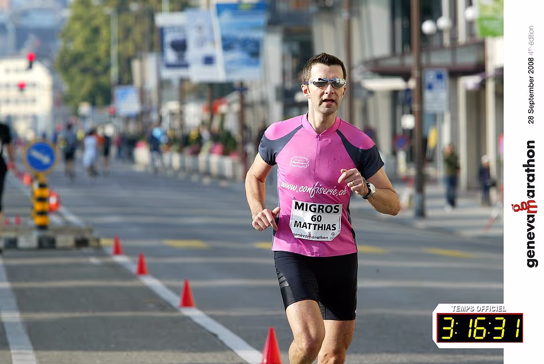 Geneve Marathon 2008 in Genf, Matthias Bachmann