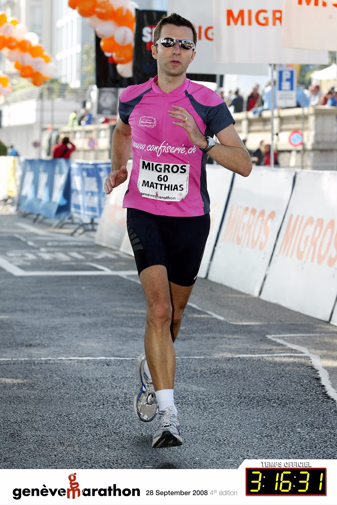 Geneve Marathon 2008 in Genf, Matthias Bachmann