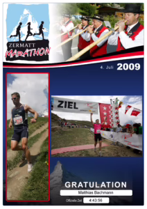 Zermatt Marathon 2009, Matthias Bachmann