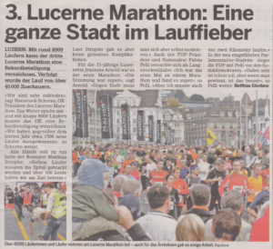 Lucerne Marathon 2009 in Luzern, Matthias Bachmann