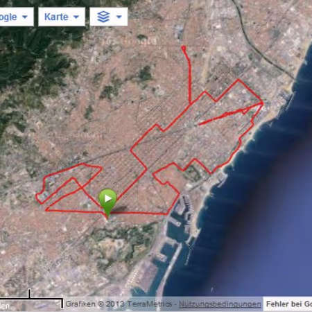 Laufdaten Marato Barcelona 2013