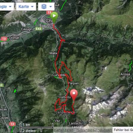 Laufdaten Graubünden Marathon 2013