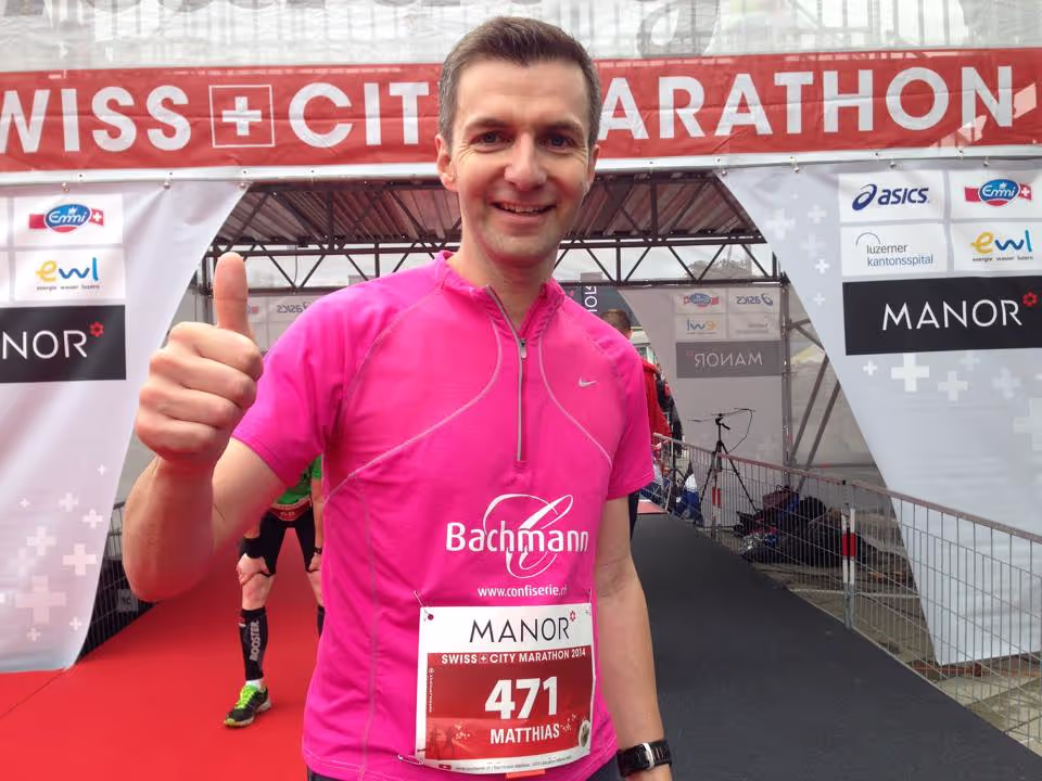 Swiss City Marathon 2014 in Luzern, Matthias Bachmann