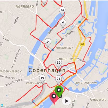 Laufdaten Nykredit Copenhagen Marathon 2015