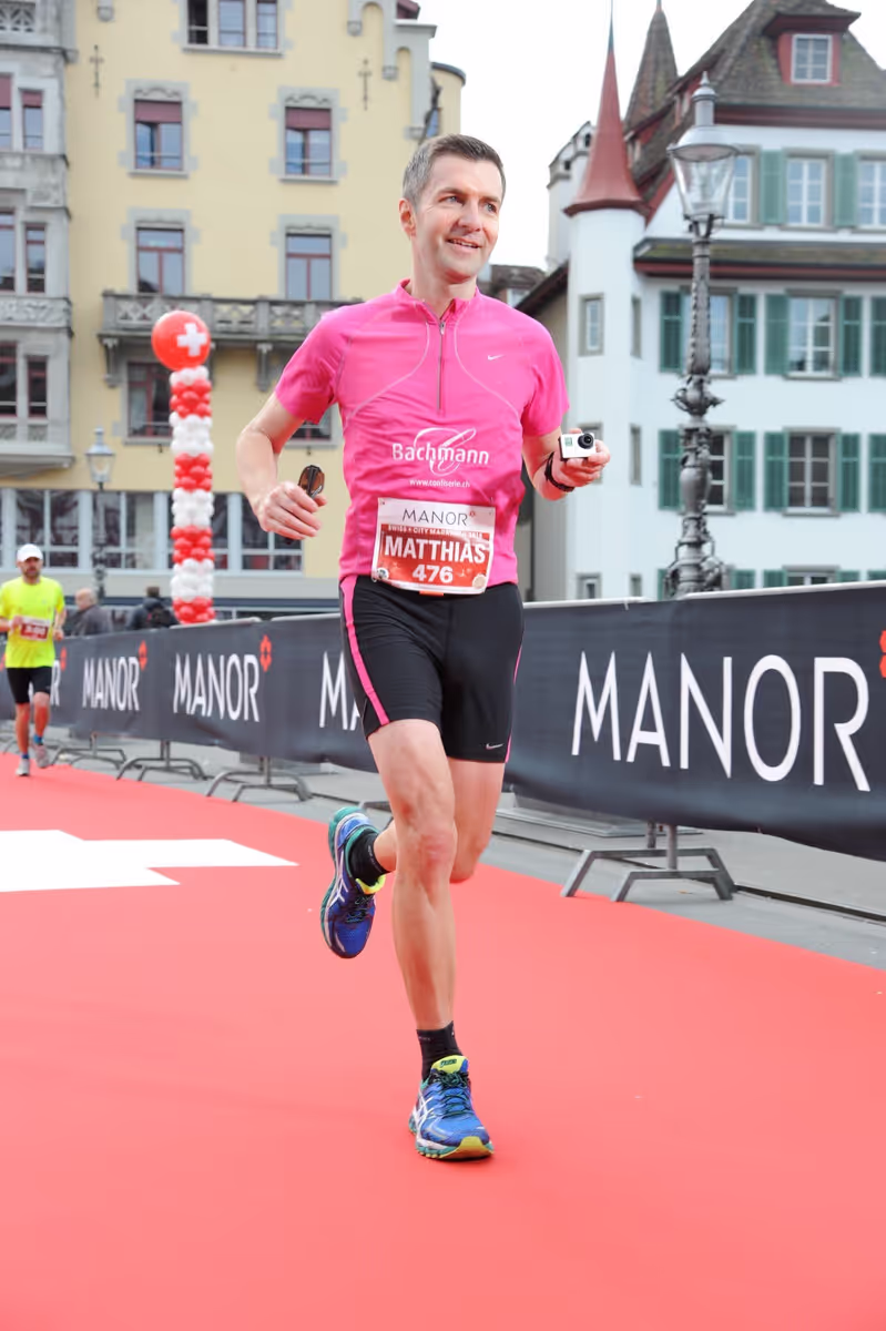 Swiss City Marathon 2015 in Luzern, Matthias Bachmann