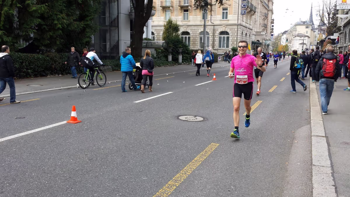 Swiss City Marathon 2015 in Luzern, Matthias Bachmann
