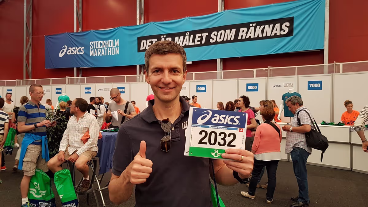 ASICS Stockholm Marathon 2016, Matthias Bachmann