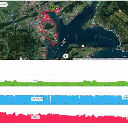 Laufdaten Swiss City Marathon 2016