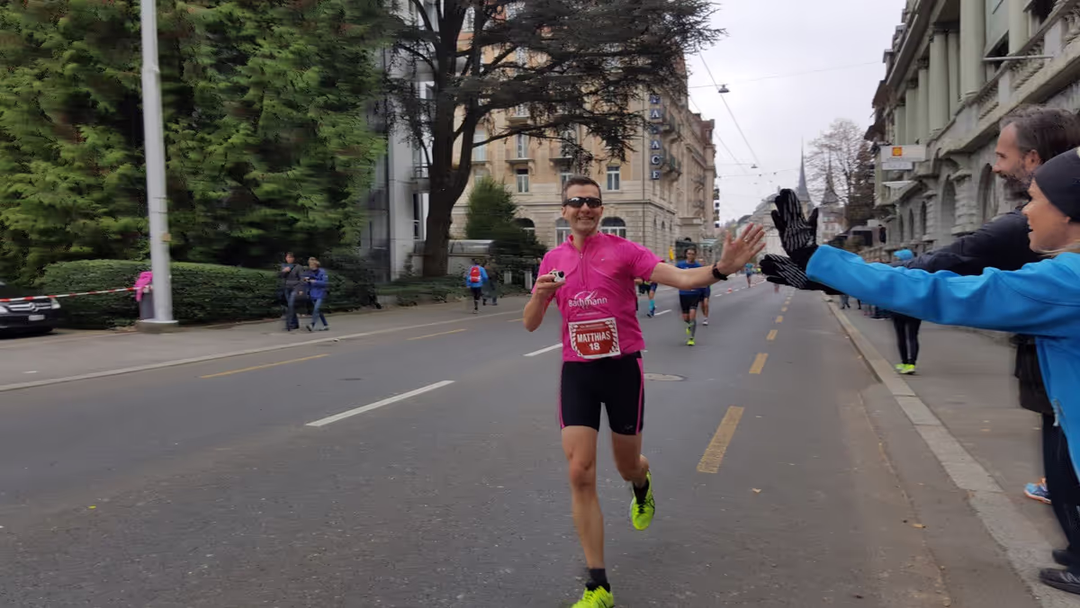 Swiss City Marathon 2016 in Luzern, Matthias Bachmann