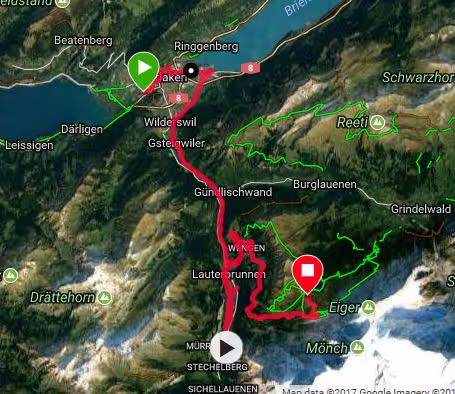 Laufdaten Jungfrau Marathon 2017