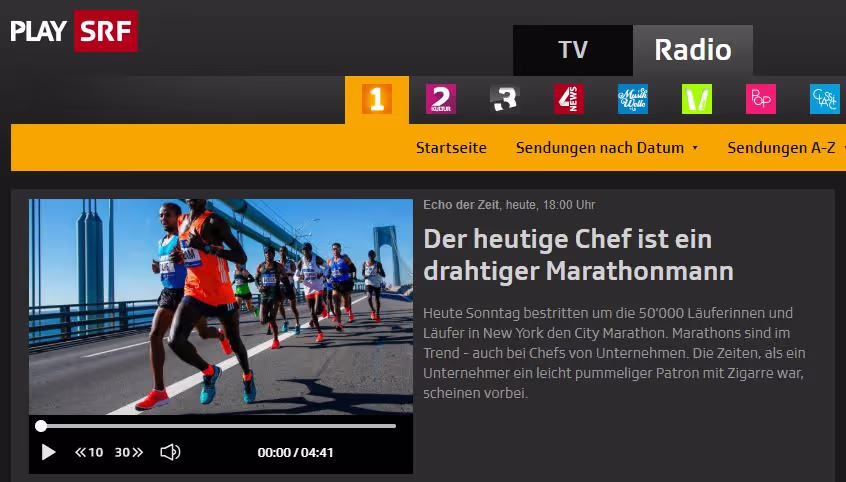 Swiss City Marathon 2018 in Luzern, Matthias Bachmann