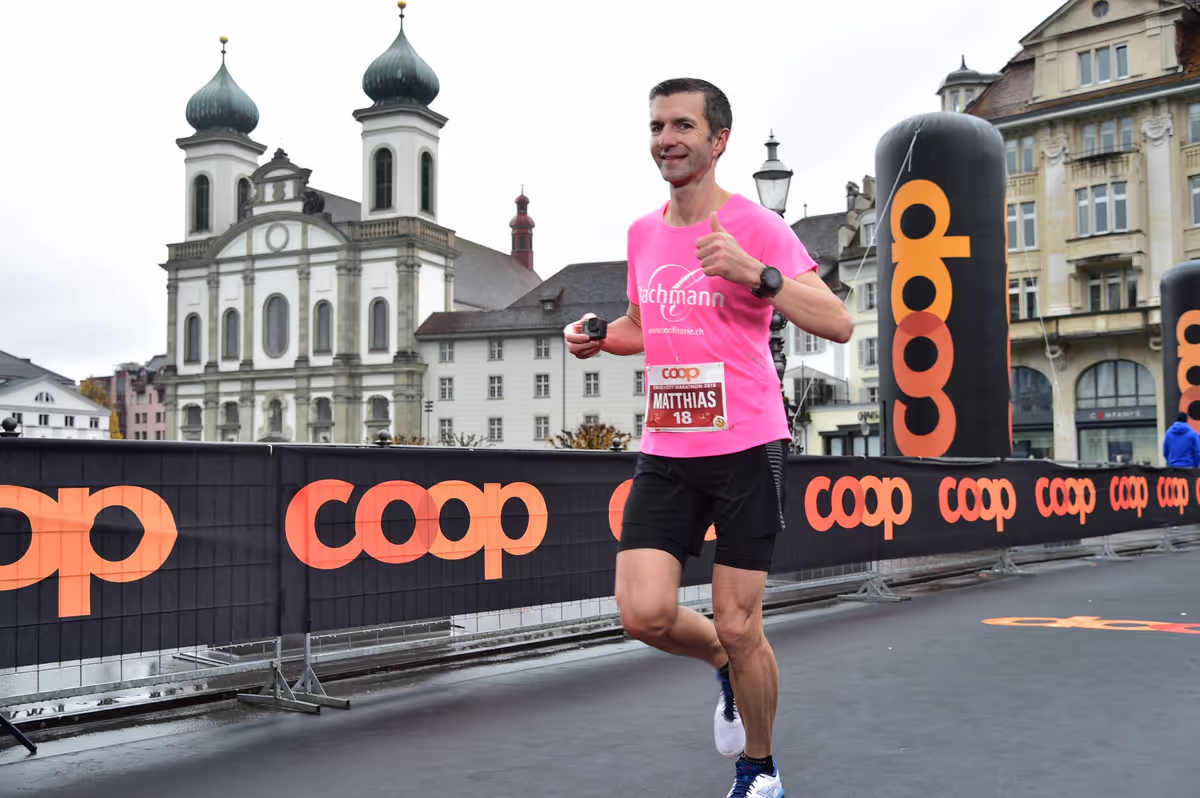 Swiss City Marathon 2018 in Luzern, Matthias Bachmann
