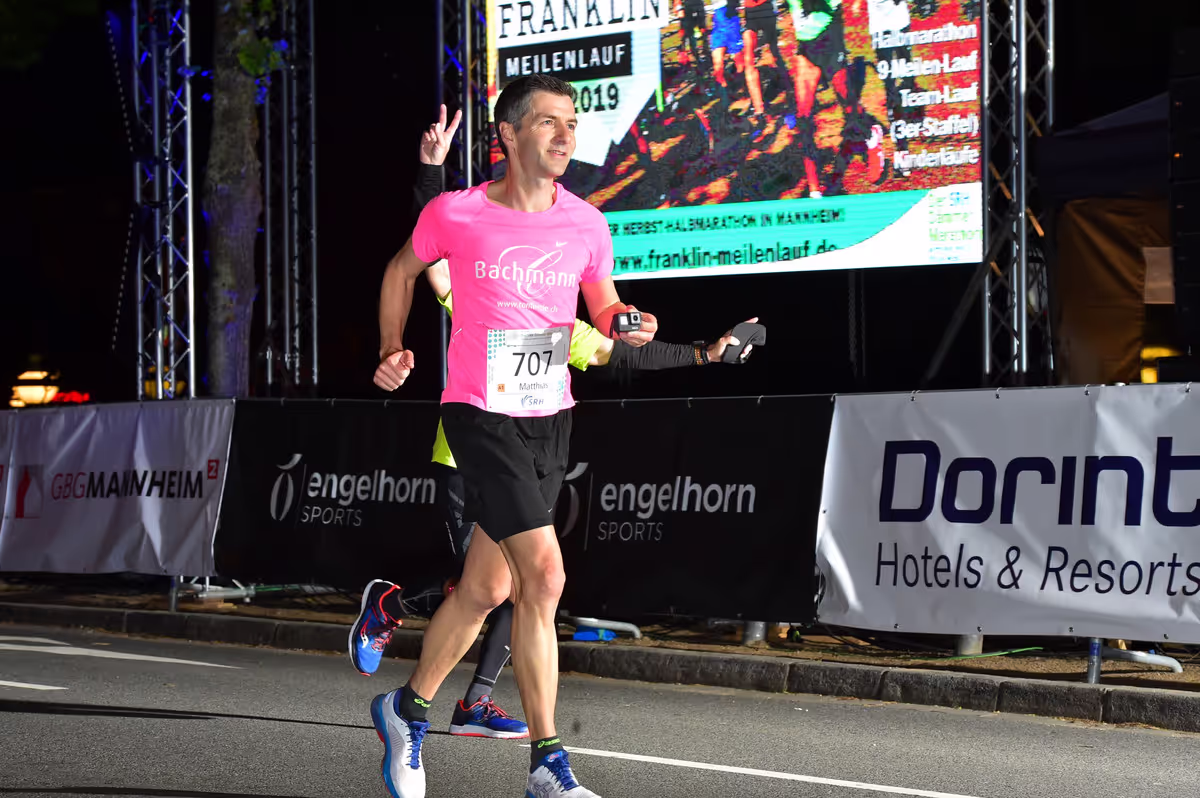 Mannheim Marathon 2019, Matthias Bachmann