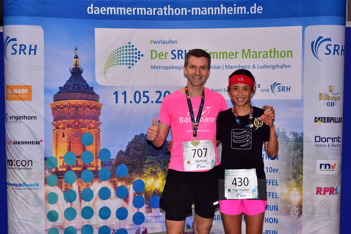 Mannheim Marathon 2019, Matthias Bachmann