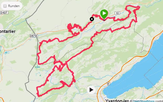 Laufdaten Swiss Canyon Trail 2019