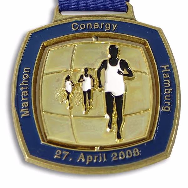 Finisher-Medaille Conergy Marathon Hamburg 2008