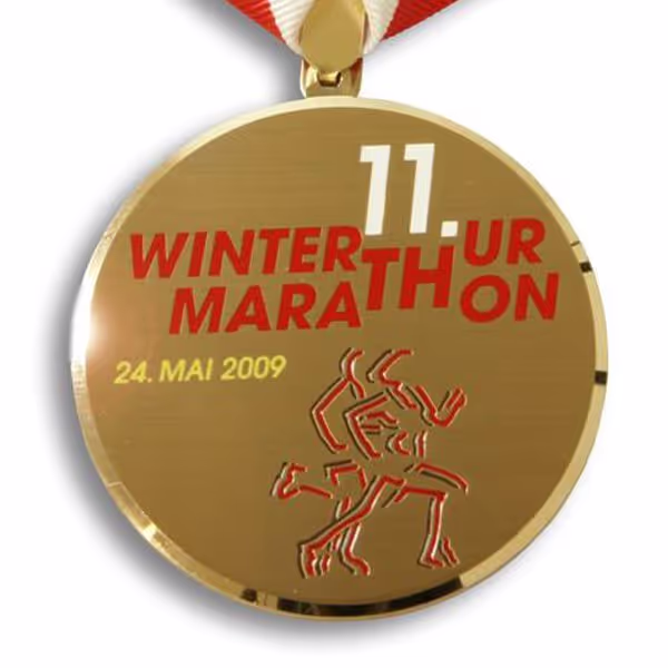 Finisher-Medaille Winterthur Marathon 2009