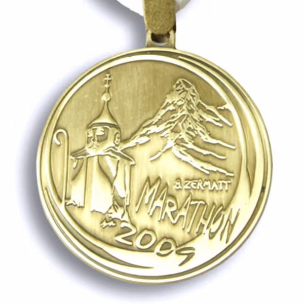 Finisher-Medaille Zermatt Marathon 2009