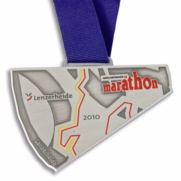 Finisher-Medaille Graubünden Marathon 2010