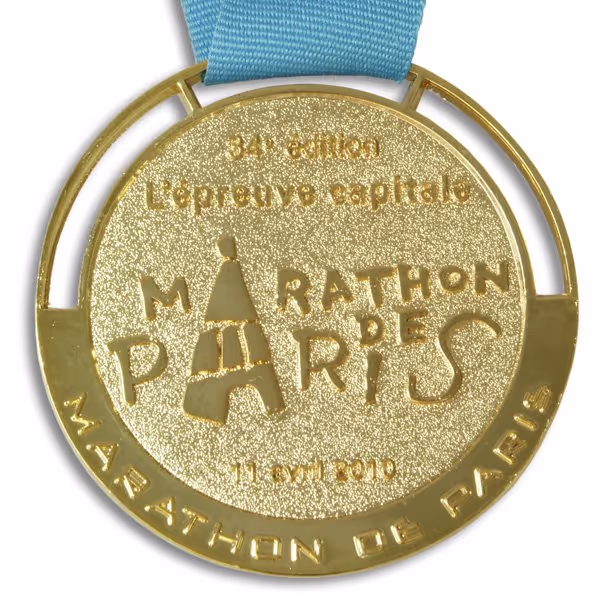 Finisher-Medaille Marathon de Paris 2010