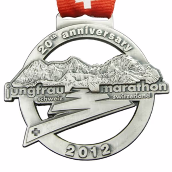 Finisher-Medaille Jungfrau Marathon 2012