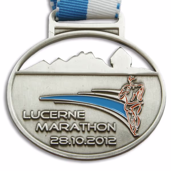 Finisher-Medaille Lucerne Marathon 2012