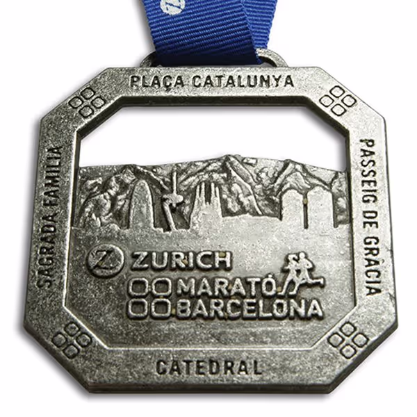 Finisher-Medaille Marato Barcelona 2013