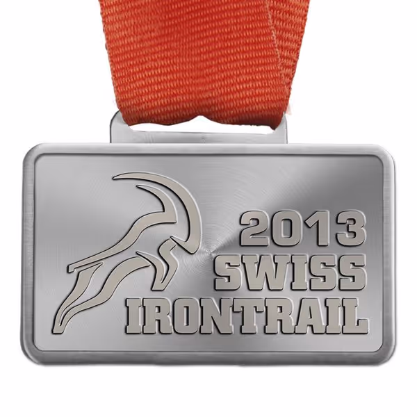 Finisher-Medaille Swiss Irontrail 2013