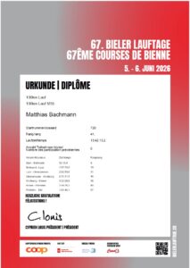 Bieler 100 km Ultramarathon, Matthias Bachmann
