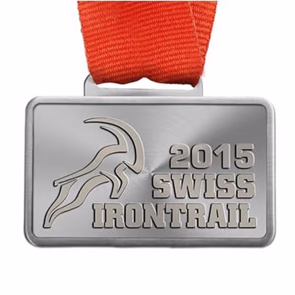 Finisher-Medaille Swiss Irontrail 2015