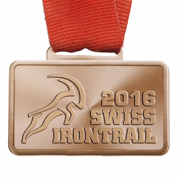 Finisher-Medaille Swiss Irontrail 2016