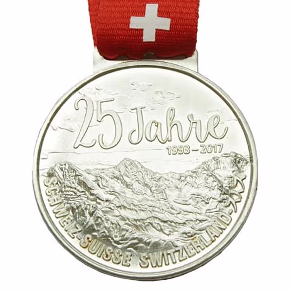 Finisher-Medaille Jungfrau Marathon 2017