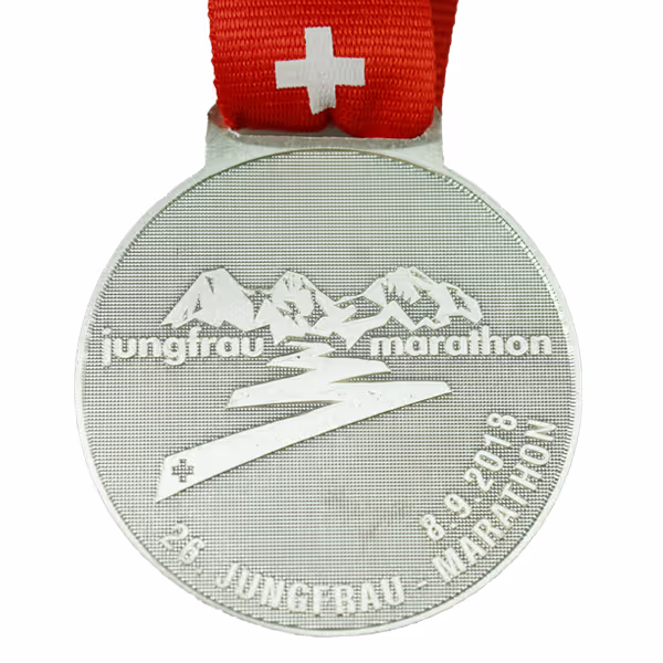 Finisher-Medaille Jungfrau Marathon 2018