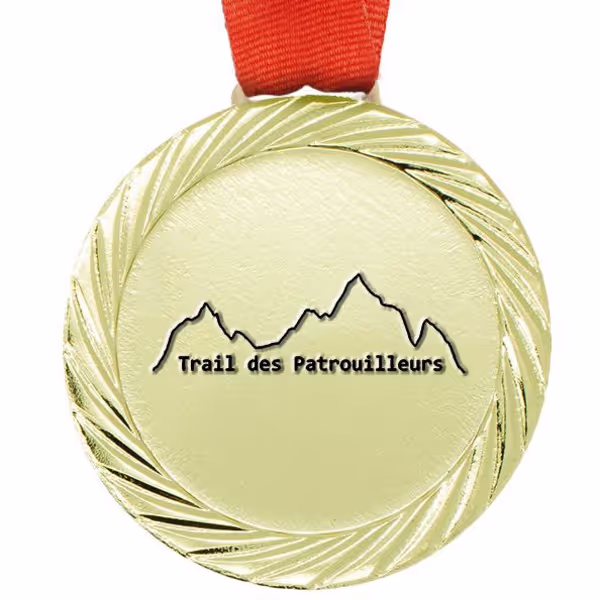 Finisher-Medaille Trail des Patrouilleurs 2020