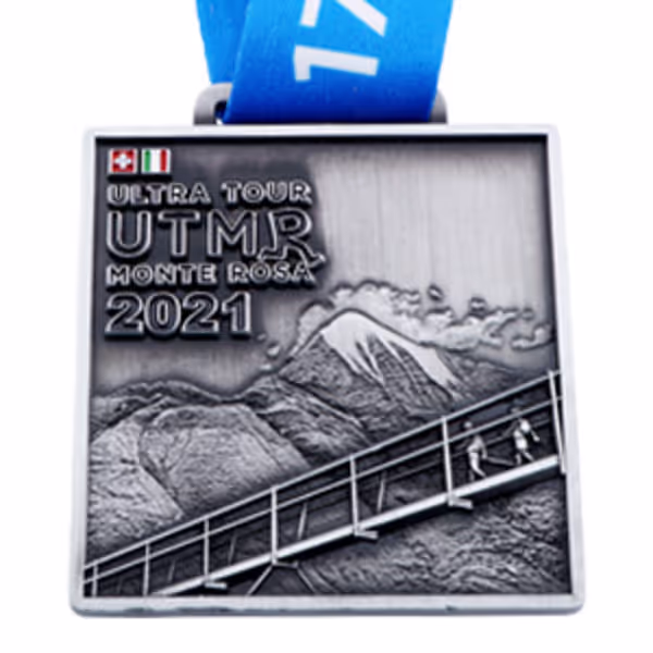 Finisher-Medaille Ultra Tour Monte Rosa 2021