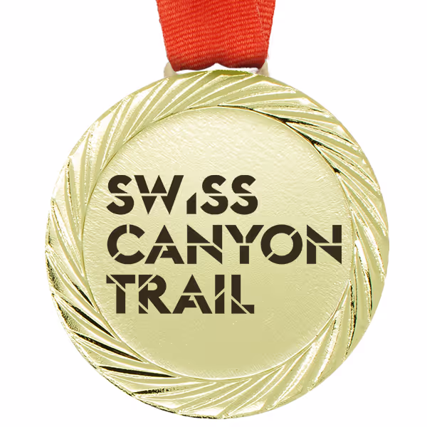 Finisher-Medaille Swiss Canyon Trail 2022