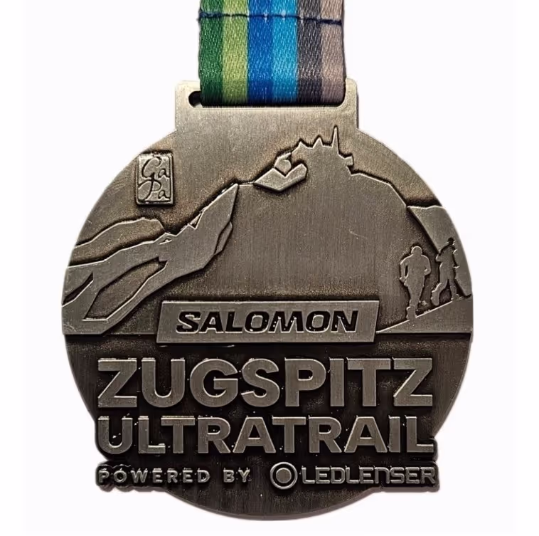 Finisher-Medaille Zugspitz Ultratrail 2024