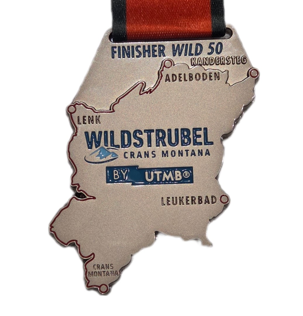 Finisher-Medaille Wildstrubel 50K