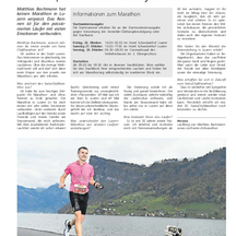 Press article Swiss City Marathon 2018