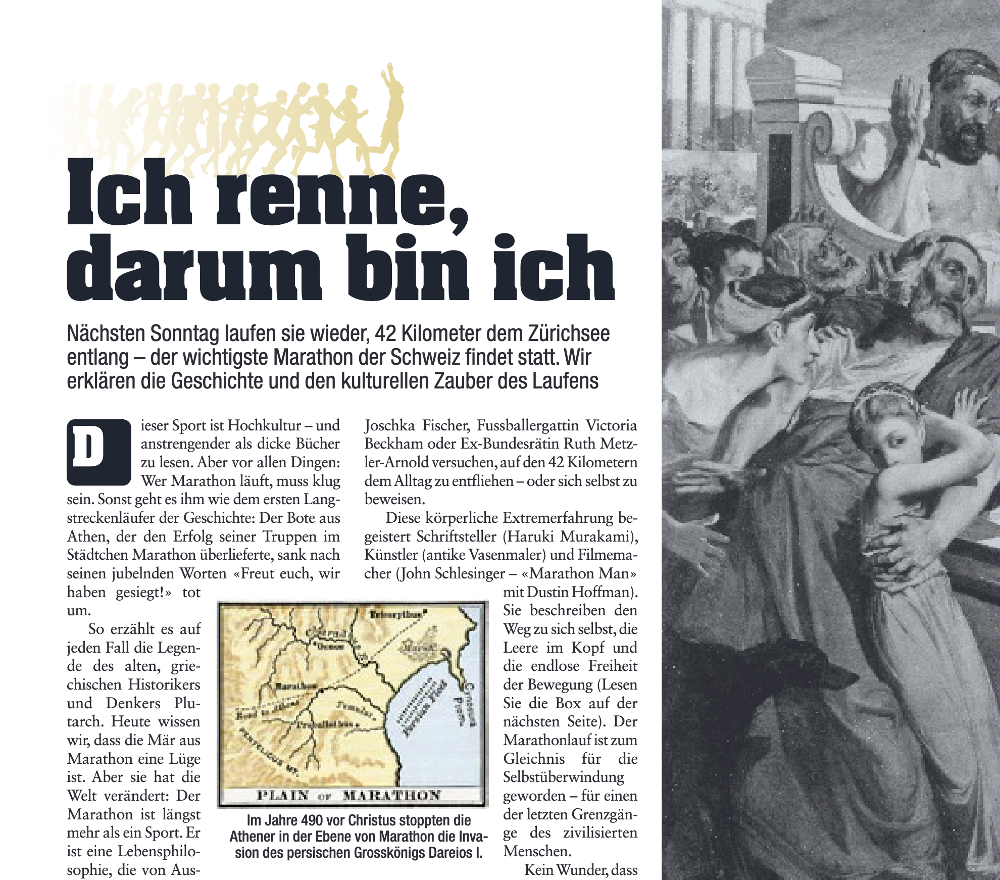 Press article Sonntagsblick Magazin